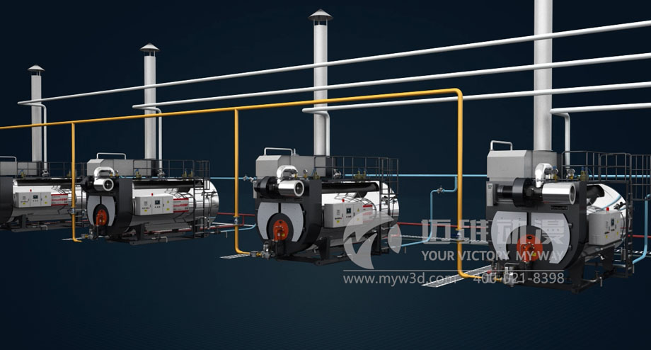 蒸汽鍋爐三維動(dòng)畫(huà)