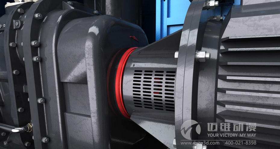 雙螺桿壓縮機三維動(dòng)畫(huà)