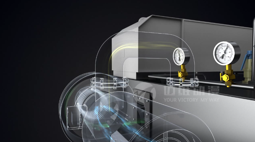 超低氮冷凝蒸汽鍋爐三維動(dòng)畫(huà)