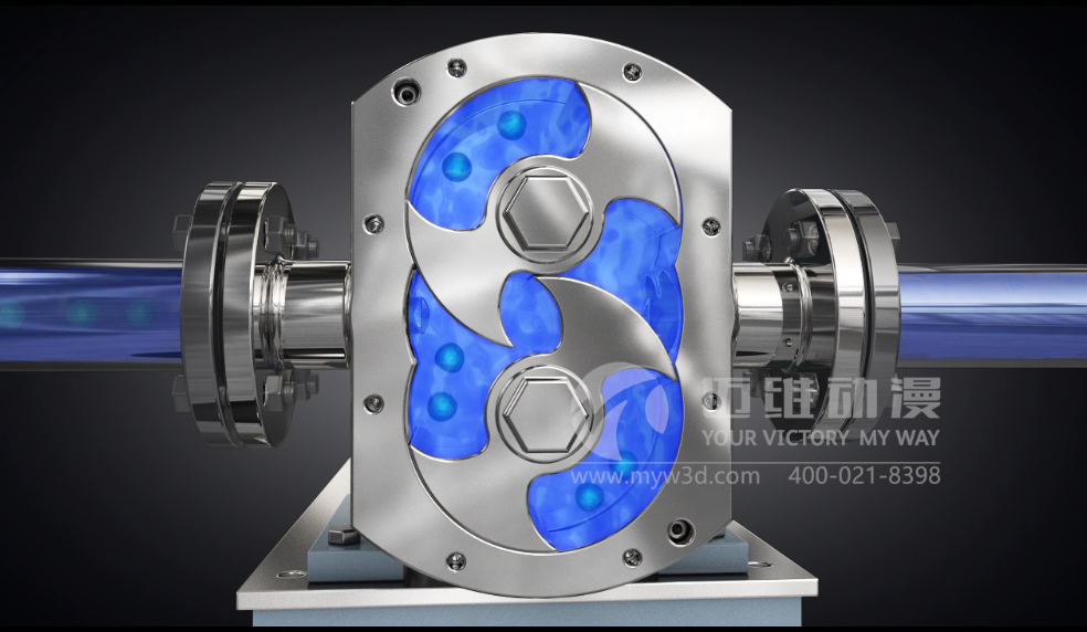 凸輪式轉子泵產(chǎn)品演示動(dòng)畫(huà)