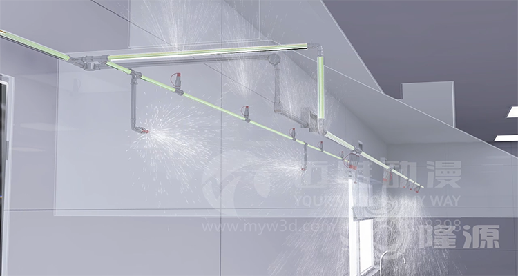 三維動(dòng)畫(huà)逼真演示煙罩安全系統的特性(圖1) 三維動(dòng)畫(huà)逼真演示煙罩安全系統的特性(圖1)