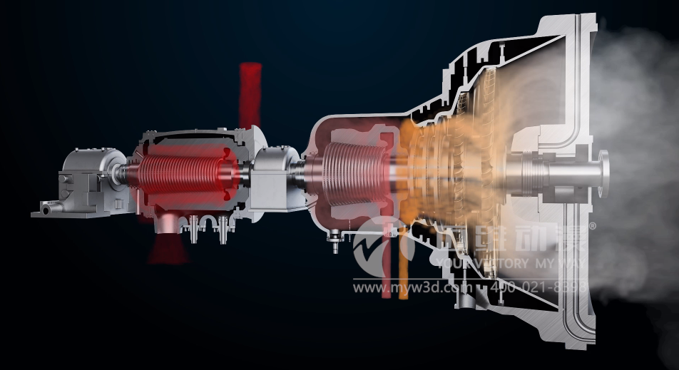 高中低壓缸汽輪機產(chǎn)品演示三維動(dòng)畫(huà)(圖1) 高中低壓缸汽輪機產(chǎn)品演示三維動(dòng)畫(huà)(圖1)