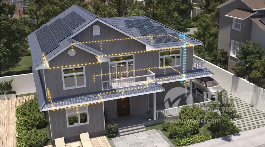 三維動(dòng)畫(huà)在光伏和儲能行業(yè)中能給企業(yè)發(fā)展帶來(lái)哪些助力呢？(圖1)