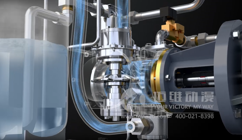 水潤滑空壓機三維動(dòng)畫(huà)展示(圖1) 水潤滑空壓機三維動(dòng)畫(huà)展示(圖1)