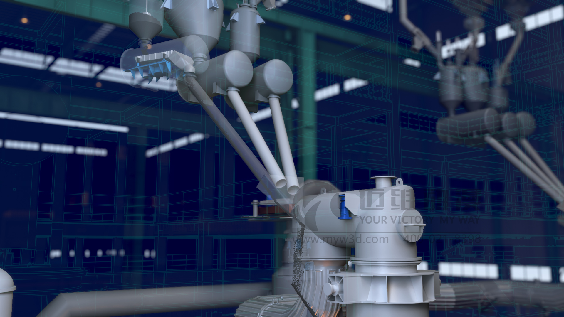 熔煉工藝流程三維動(dòng)畫(huà)展示(圖3) 熔煉工藝流程三維動(dòng)畫(huà)展示(圖3)