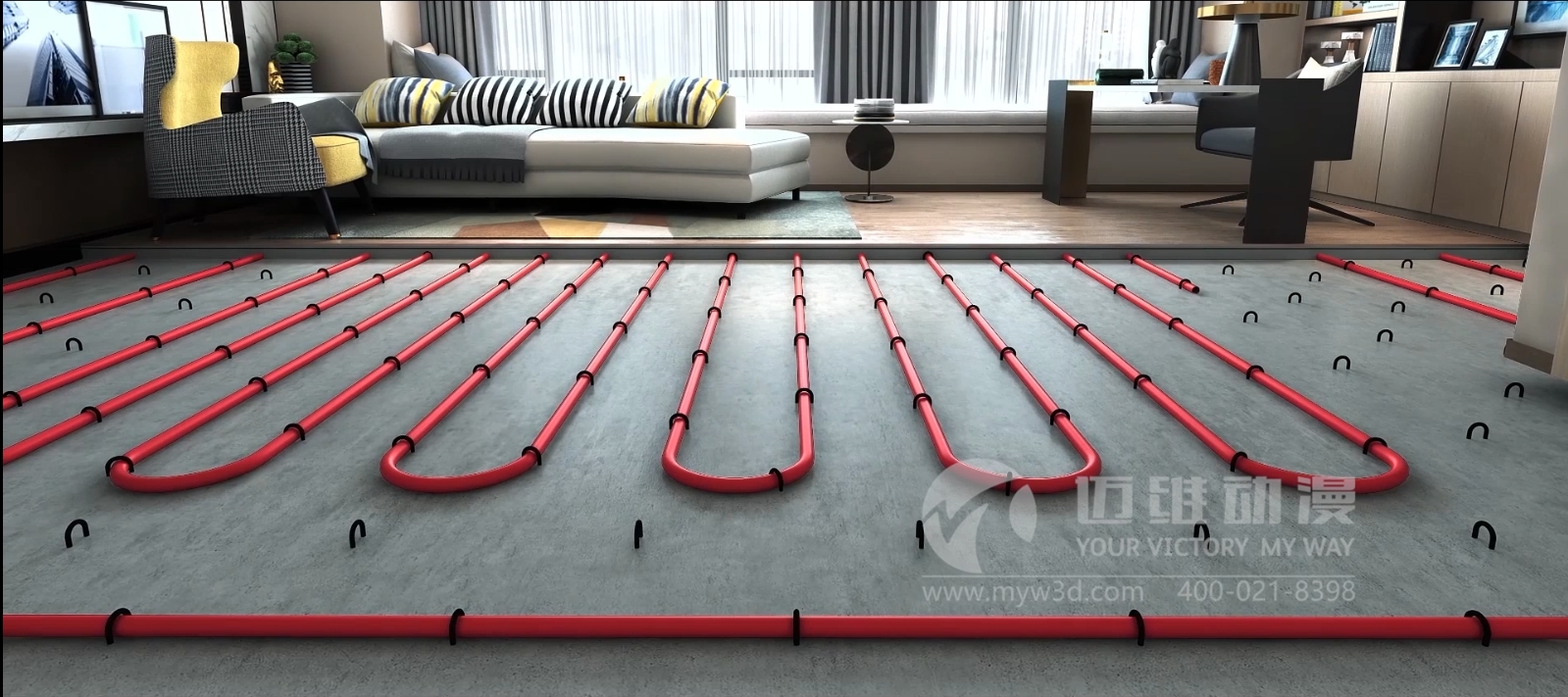 室內管道安裝三維動(dòng)畫(huà)展示(圖4) 室內管道安裝三維動(dòng)畫(huà)展示(圖4)