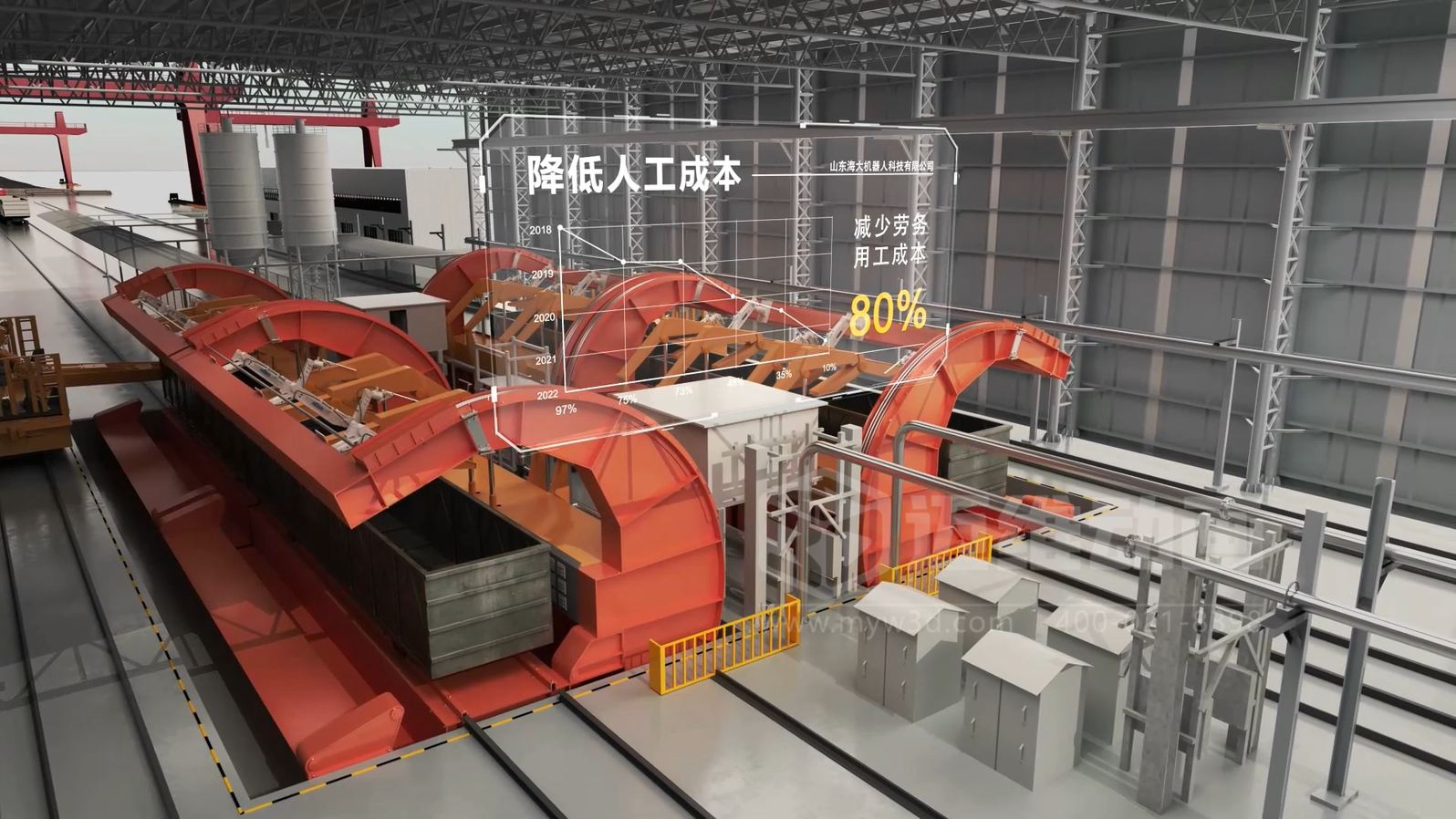 火車(chē)廂自動(dòng)化余料清洗三維動(dòng)畫(huà)展示(圖4) 火車(chē)廂自動(dòng)化余料清洗三維動(dòng)畫(huà)展示(圖4)