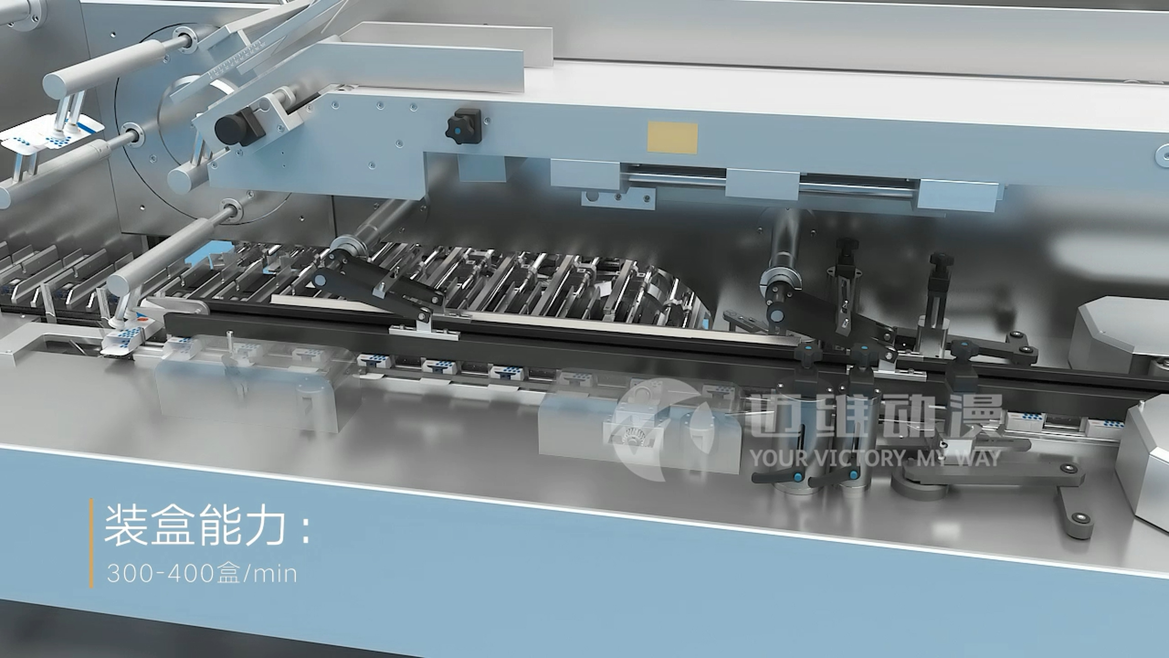 制藥包裝機械生產(chǎn)線(xiàn)三維動(dòng)畫(huà)展示(圖3)