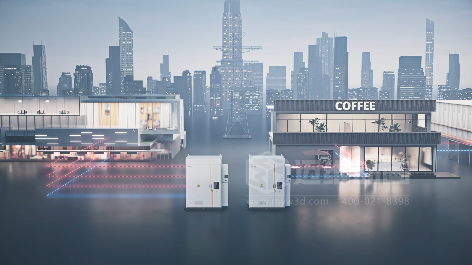 一體化工商業(yè)儲能機柜三維動(dòng)畫(huà)展示(圖5)