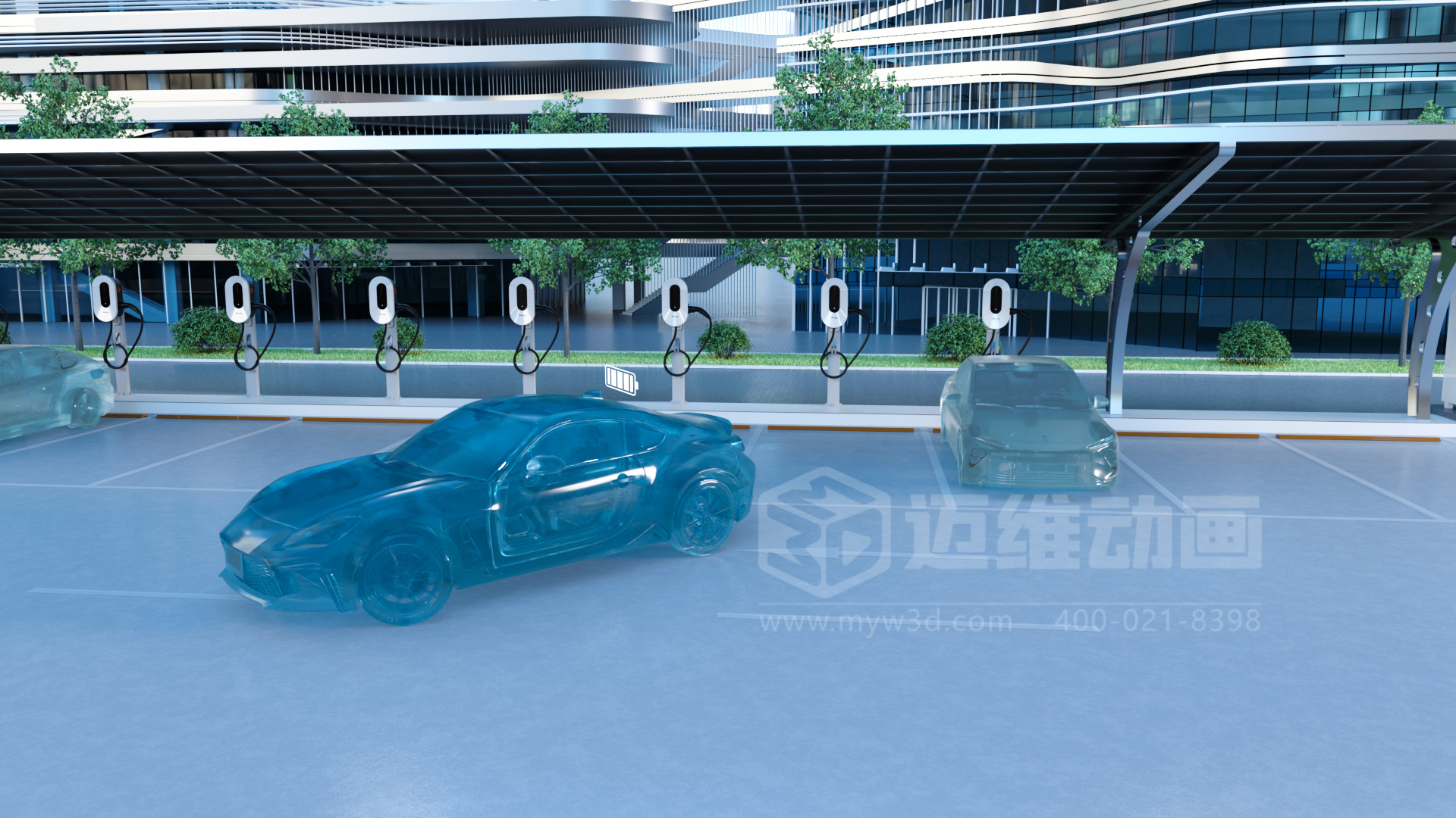 充電樁三維動(dòng)畫(huà)展示(圖4)