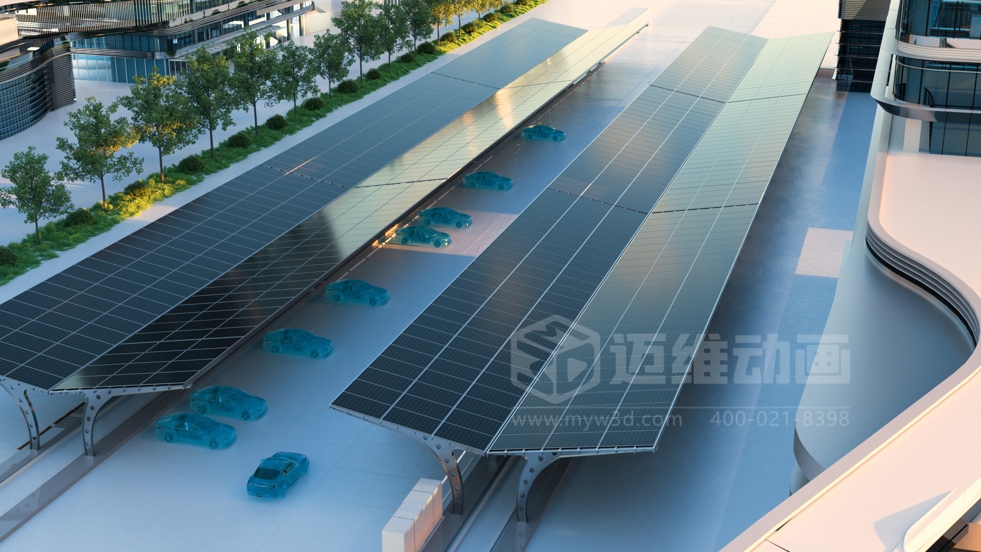 充電樁三維動(dòng)畫(huà)展示(圖5)