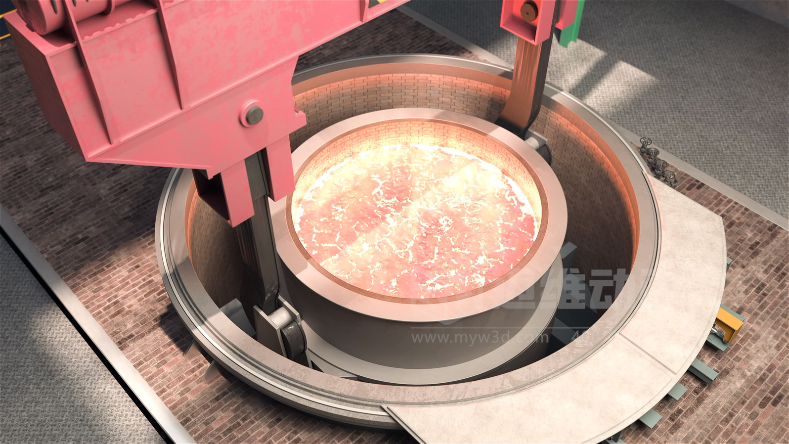 VOD真空精煉爐熔煉工藝流程三維動(dòng)畫(huà)展示(圖2) VOD真空精煉爐熔煉工藝流程三維動(dòng)畫(huà)展示(圖2)