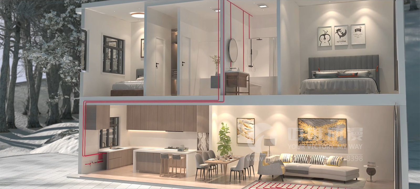 建材管道三維動(dòng)畫(huà)展示(圖5) 建材管道三維動(dòng)畫(huà)展示(圖5)