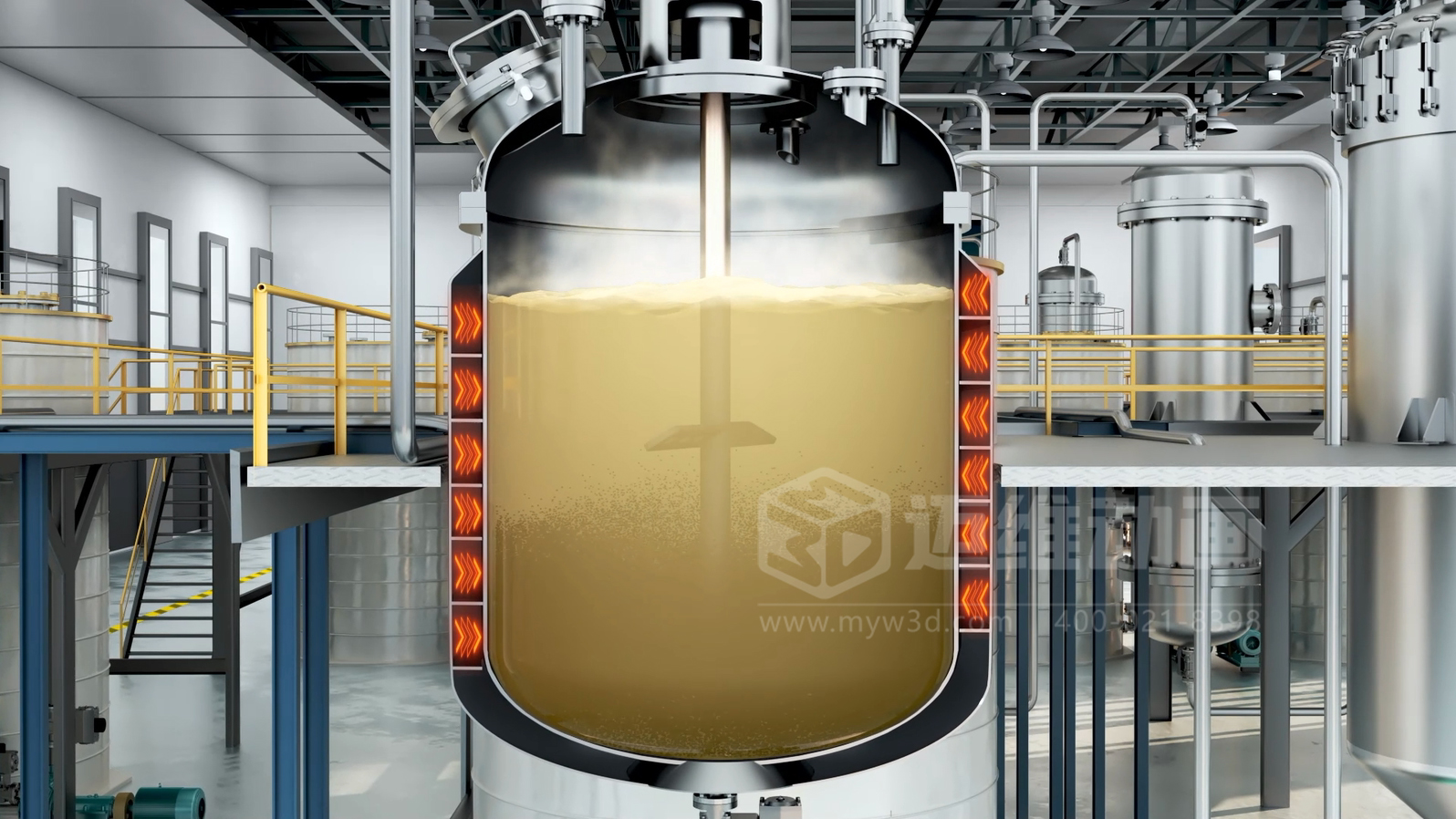 新能源電動(dòng)汽車(chē)電池原料金屬元素生產(chǎn)提取工藝三維動(dòng)畫(huà)展示(圖2) 新能源電動(dòng)汽車(chē)電池原料金屬元素生產(chǎn)提取工藝三維動(dòng)畫(huà)展示(圖2)