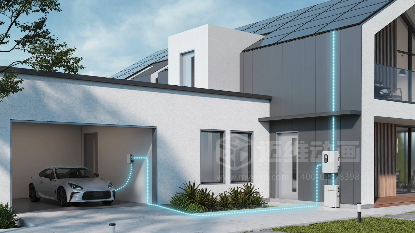 光伏儲能還能這樣「看」？三維動(dòng)畫(huà)鏡頭下的儲能電池簇充放電過(guò)程(圖8)