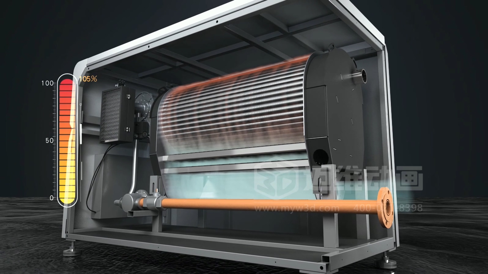 打破傳統展示壁壘！三維動(dòng)畫(huà)「拆解」鍋爐，低成本實(shí)現高成果演示(圖7)