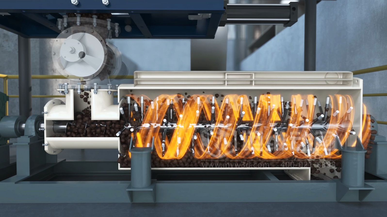 客戶(hù)總說(shuō) "太專(zhuān)業(yè)聽(tīng)不懂"？三維動(dòng)畫(huà)讓淤泥干化技術(shù)秒變 "可視化爆款"！(圖1)