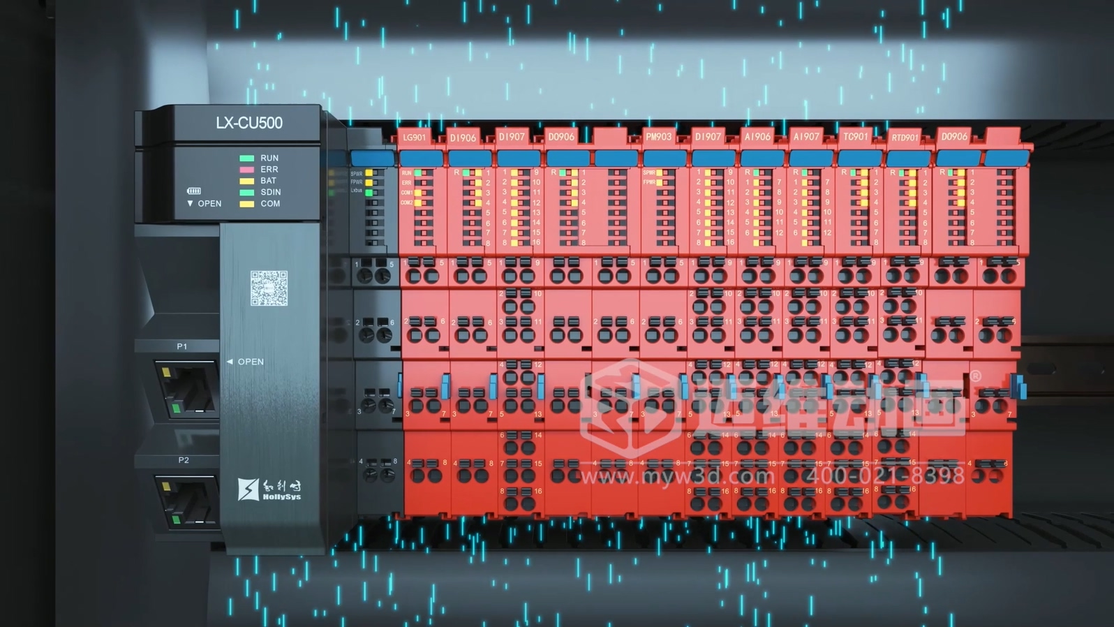 工業(yè)自動(dòng)化 3D 動(dòng)畫(huà)如何精準呈現？邁維動(dòng)畫(huà)為可編程邏輯控制器打造爆款產(chǎn)品動(dòng)畫(huà)宣傳片(圖2)