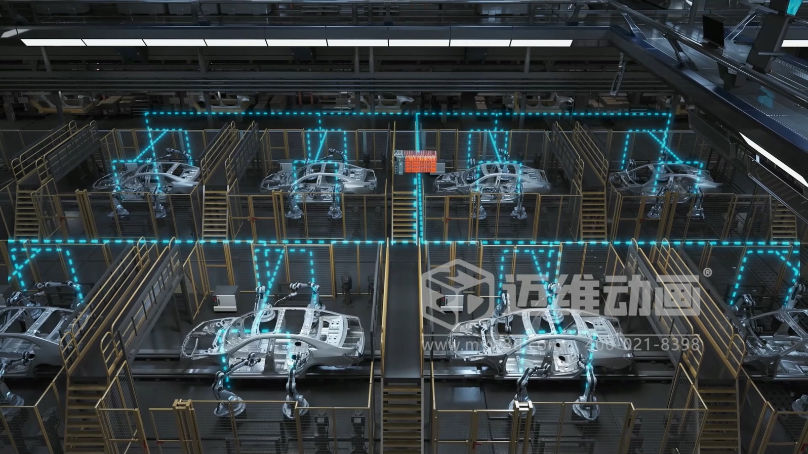 工業(yè)自動(dòng)化 3D 動(dòng)畫(huà)如何精準呈現？邁維動(dòng)畫(huà)為可編程邏輯控制器打造爆款產(chǎn)品動(dòng)畫(huà)宣傳片(圖4)