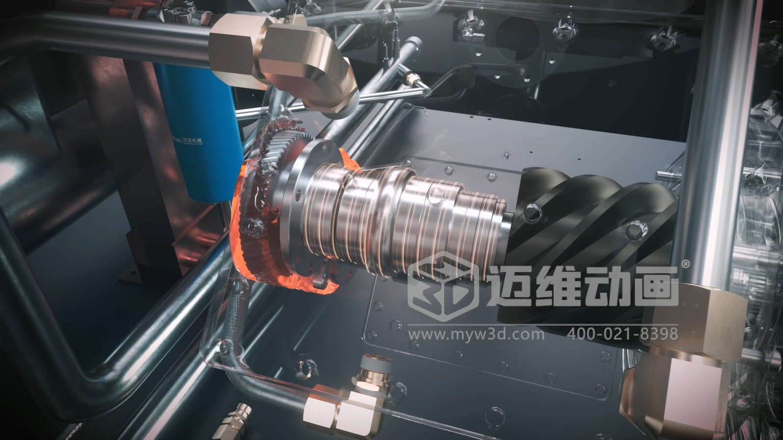 看案例說(shuō)話(huà)：某頭部空壓機品牌用三維動(dòng)畫(huà)，拿下千萬(wàn)訂單的秘密！(圖8)