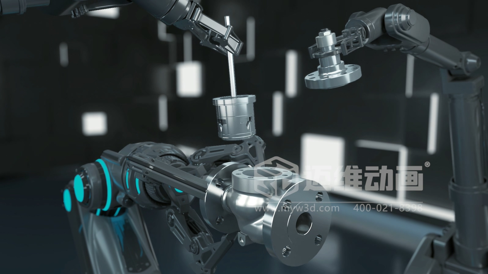 閥門(mén)工作原理太復雜？三維動(dòng)畫(huà)動(dòng)態(tài)演示讓客戶(hù)一看就懂！(圖3)