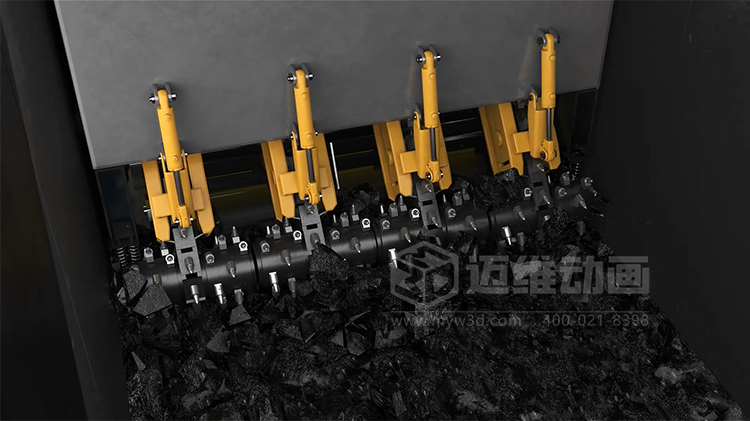 工業(yè)三維動(dòng)畫(huà)賦能:火車(chē)箱粘凍煤清車(chē)機器人自動(dòng)化清掃工藝可視化方案(圖2) 工業(yè)三維動(dòng)畫(huà)賦能:火車(chē)箱粘凍煤清車(chē)機器人自動(dòng)化清掃工藝可視化方案(圖2)