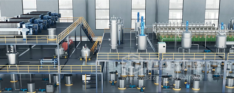 稀缺金屬循環(huán)再生過(guò)程優(yōu)化平臺三維動(dòng)畫(huà)(圖2)