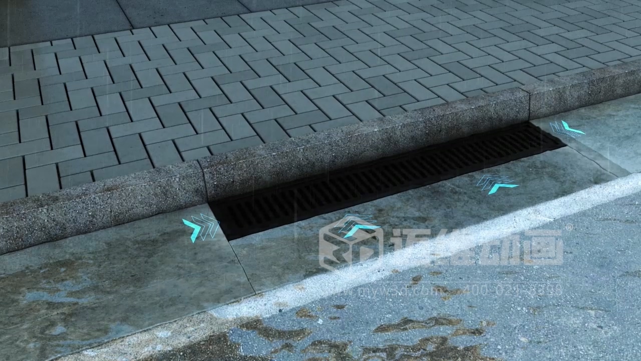 環(huán)保項目競標突圍關(guān)鍵：三維動(dòng)畫(huà)直觀(guān)解析一體化智能截污井 “截污、分流、監測” 全流程原理(圖2)