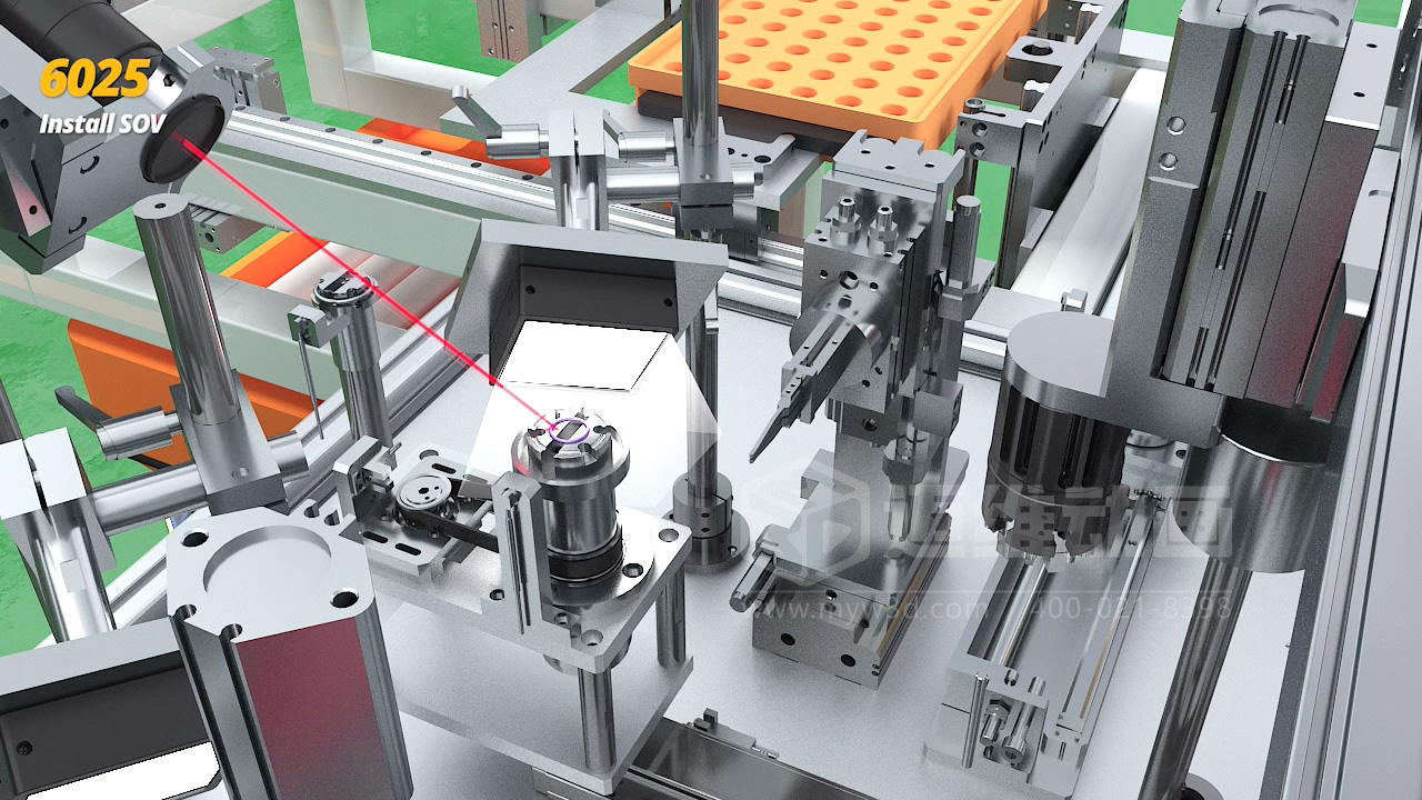 3D 動(dòng)畫(huà)透視新能源汽車(chē)自動(dòng)化產(chǎn)線(xiàn)！零部件流轉、精準裝配全程可視化，一眼看懂硬核智造(圖4)