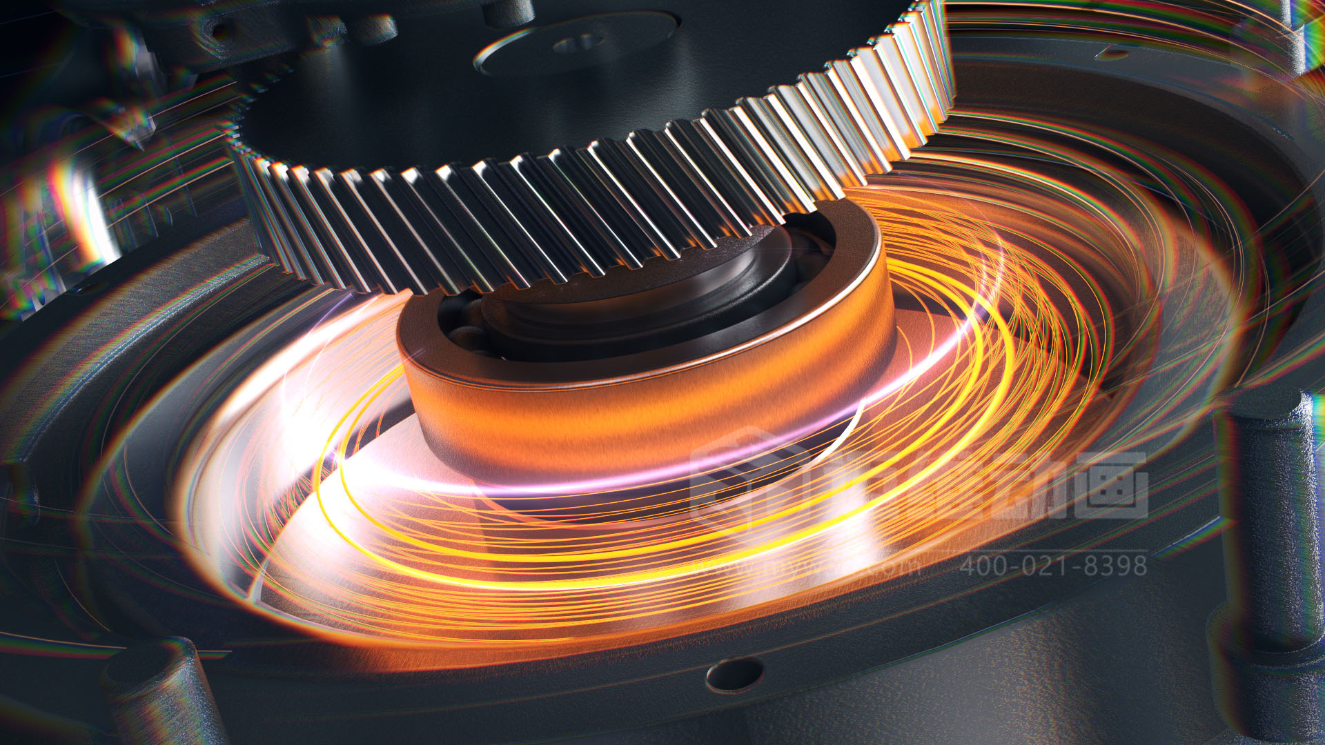 壓縮機 “透視” 震撼來(lái)襲！三維動(dòng)畫(huà)拆解內部結構，系統原理看得見(jiàn)，核心材質(zhì)細節拉滿(mǎn)！(圖3)