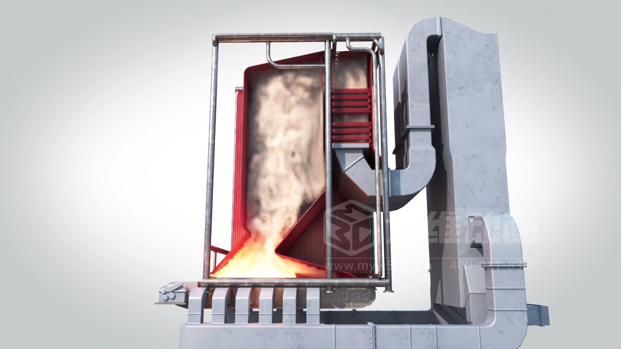 讓鍋爐技術(shù) “活” 起來(lái)！三維動(dòng)畫(huà)拆解工作原理：復雜流程簡(jiǎn)化，客戶(hù)簽約、內部培訓雙助力(圖5)