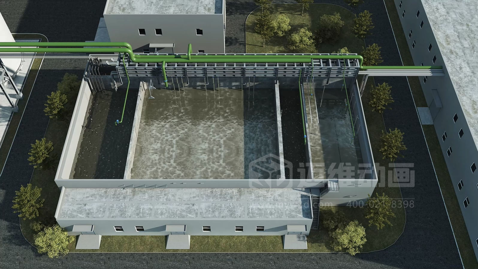 滲濾液處理工藝三維動(dòng)畫(huà)(圖3) 滲濾液處理工藝三維動(dòng)畫(huà)(圖3)