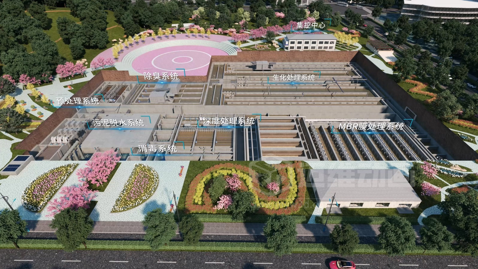 市政污水處理工藝三維動(dòng)畫(huà)(圖1) 市政污水處理工藝三維動(dòng)畫(huà)(圖1)