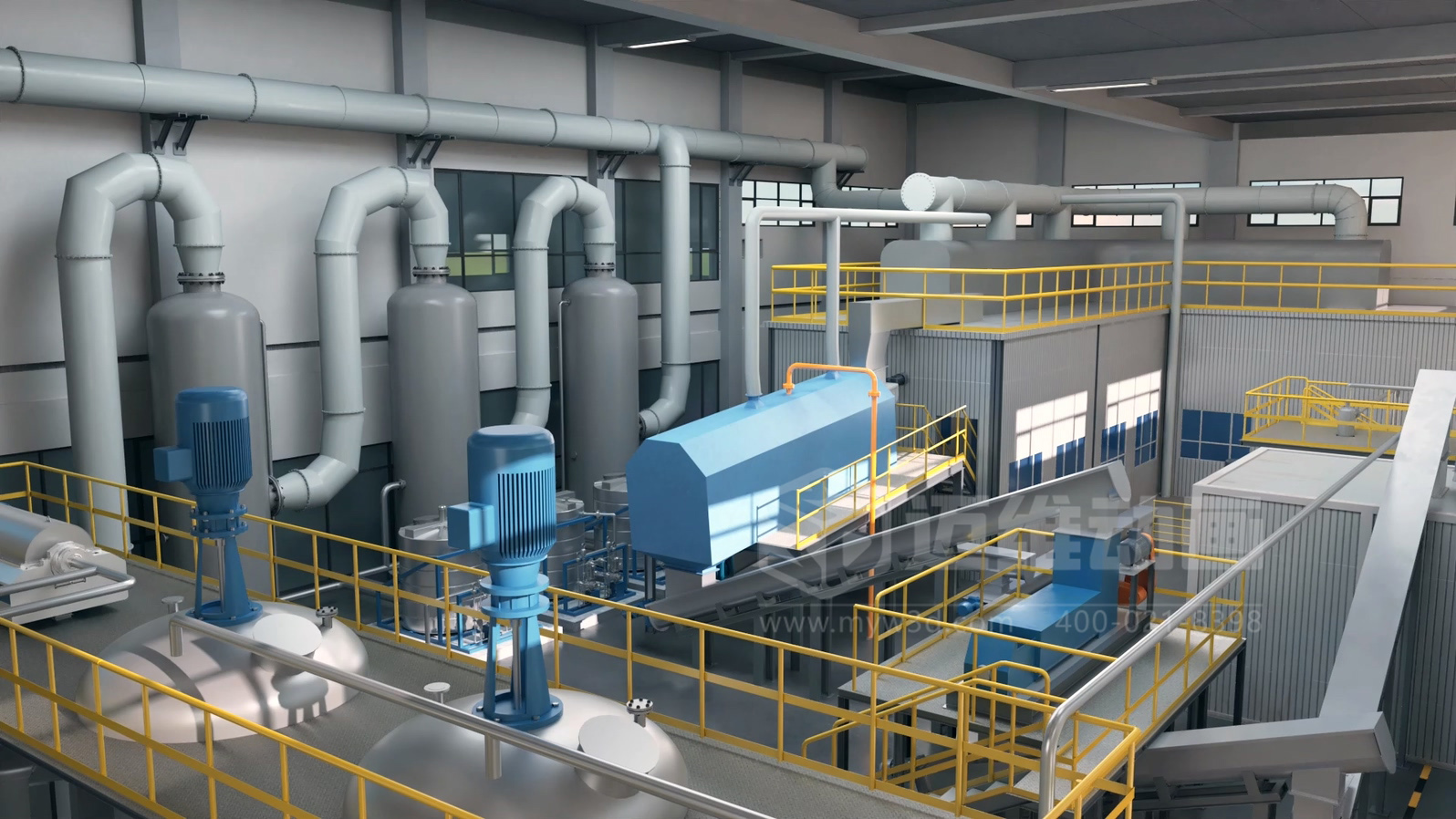 餐廚垃圾處理工藝三維動(dòng)畫(huà)(圖2) 餐廚垃圾處理工藝三維動(dòng)畫(huà)(圖2)