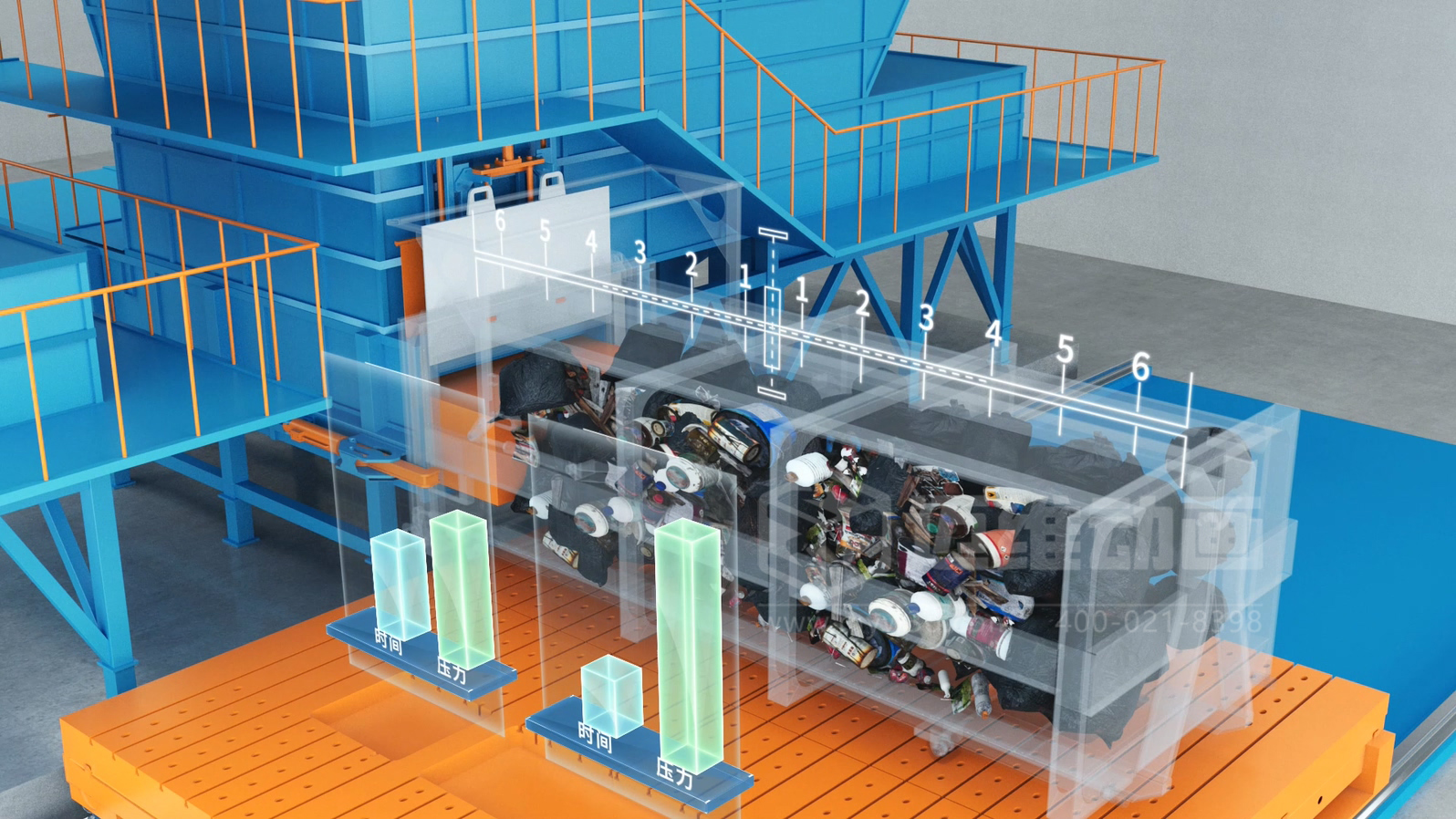 環(huán)衛一體化處理工藝三維動(dòng)畫(huà)(圖4) 環(huán)衛一體化處理工藝三維動(dòng)畫(huà)(圖4)