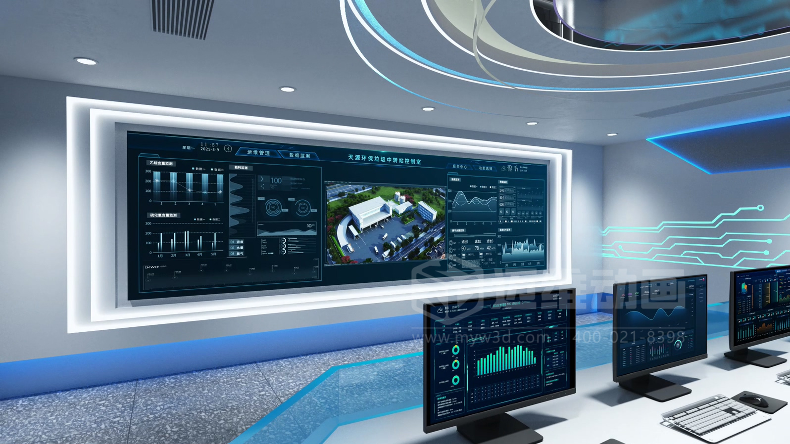 環(huán)衛一體化處理工藝三維動(dòng)畫(huà)(圖7) 環(huán)衛一體化處理工藝三維動(dòng)畫(huà)(圖7)