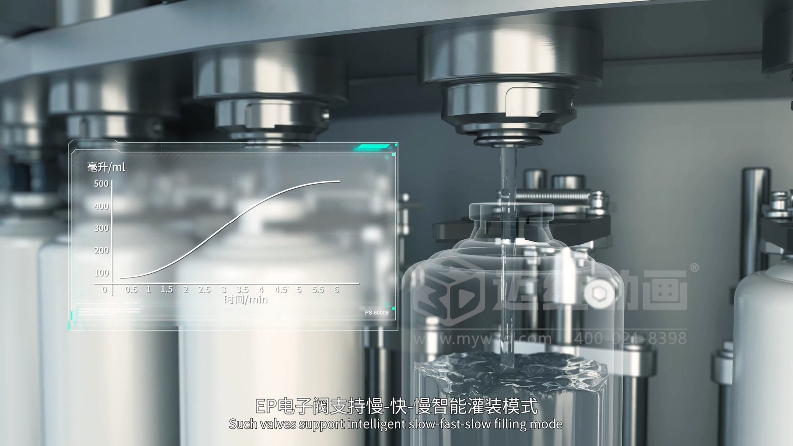 灌裝機生產(chǎn)線(xiàn)三維動(dòng)畫(huà)(圖5) 灌裝機生產(chǎn)線(xiàn)三維動(dòng)畫(huà)(圖5)