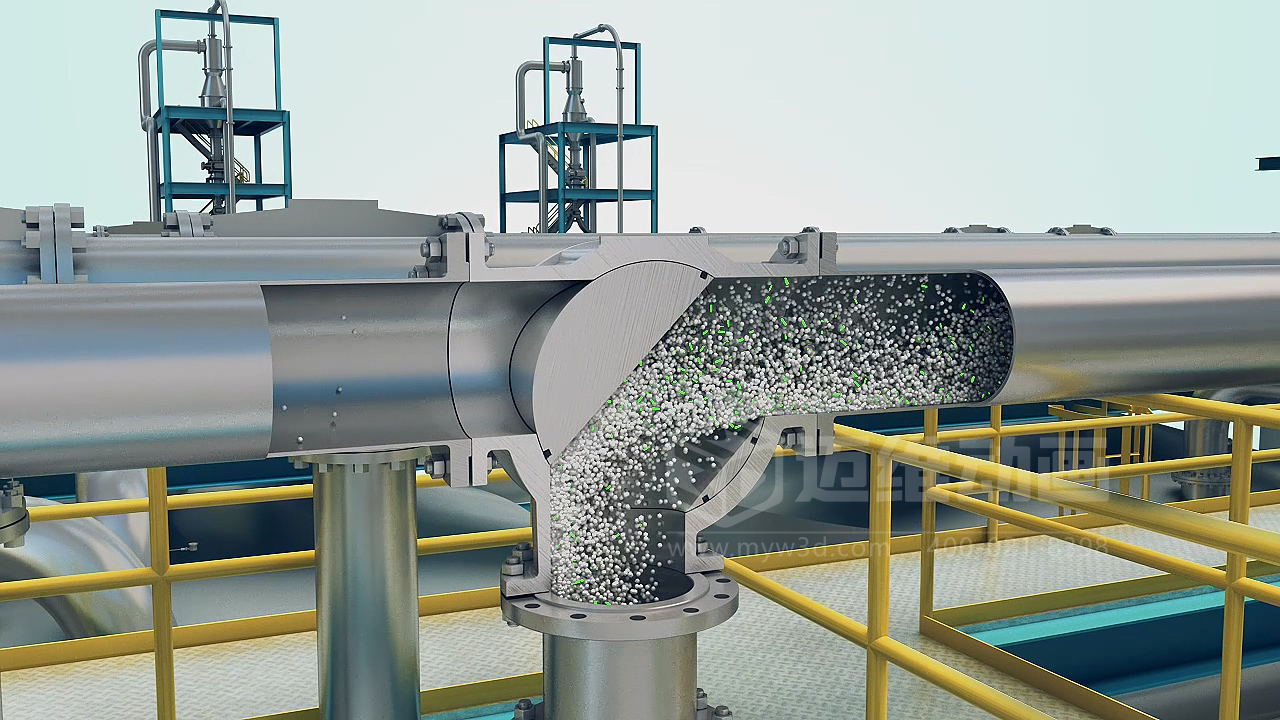 粉粒體物料處理系統三維動(dòng)畫(huà)(圖5) 粉粒體物料處理系統三維動(dòng)畫(huà)(圖5)