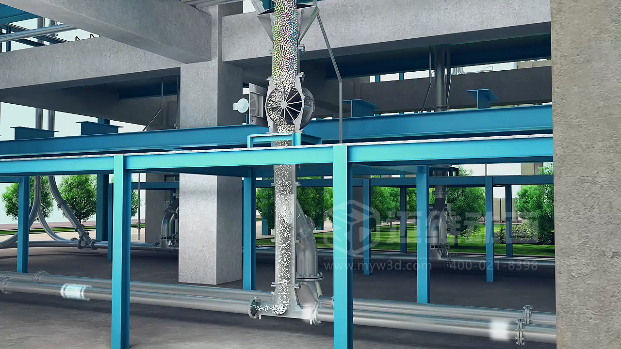 粉粒體物料處理系統三維動(dòng)畫(huà)(圖8) 粉粒體物料處理系統三維動(dòng)畫(huà)(圖8)